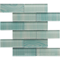 Blend Blue Colors Glass Mosaic for Swimming Pool Samples